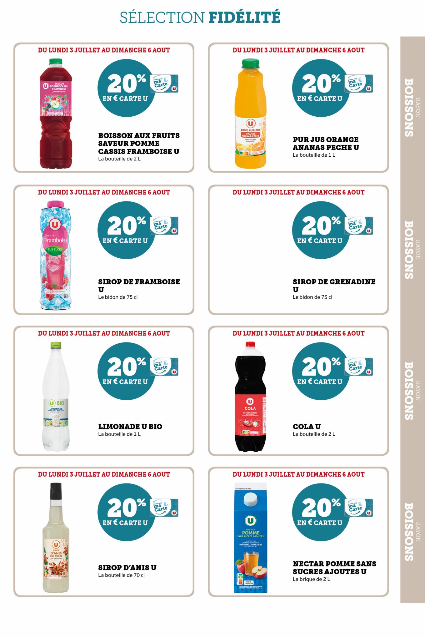 Catalogue Super U 6 Juillet – 6 Août 2023 Page 15