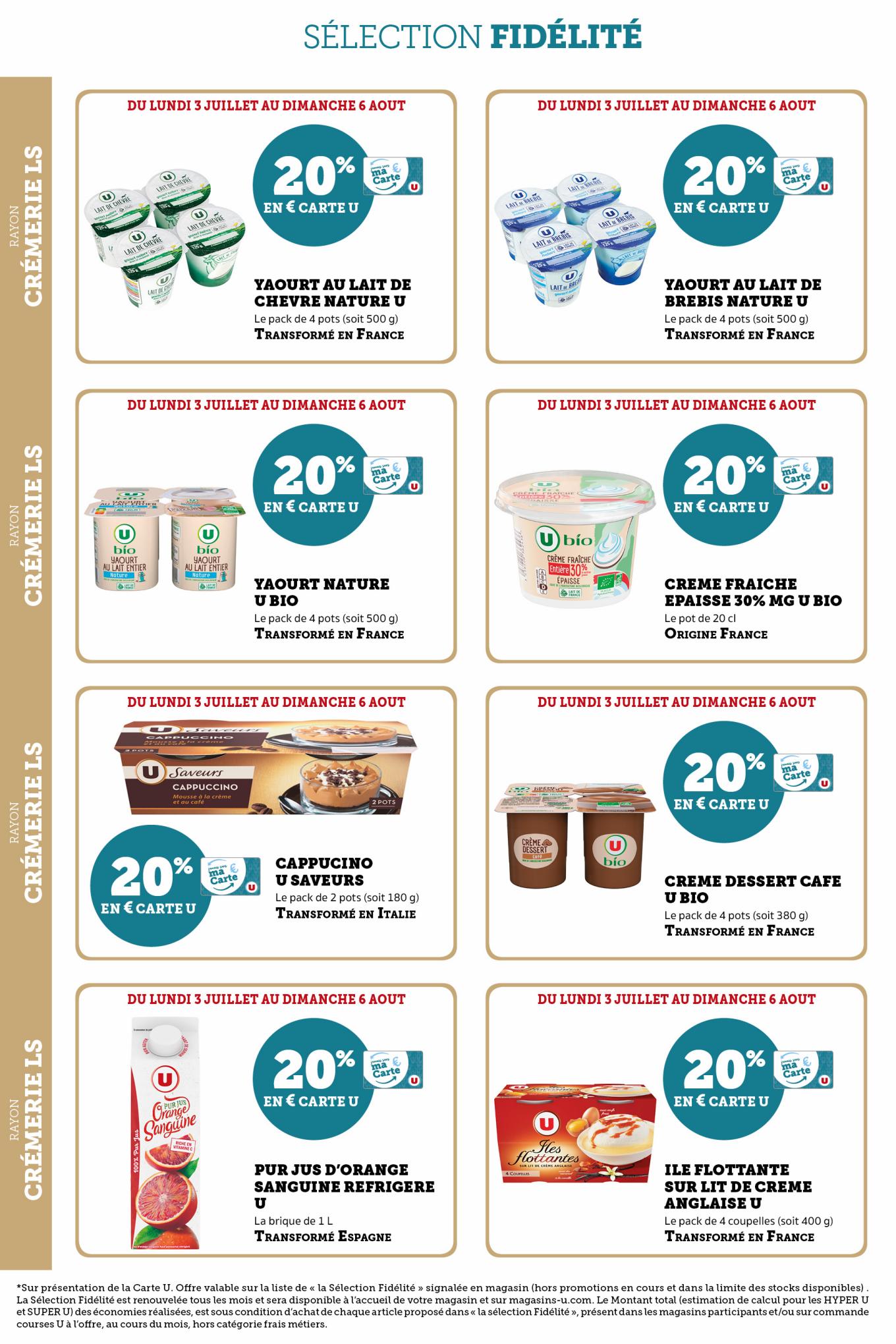 Catalogue Super U 6 Juillet – 6 Août 2023 Page 4