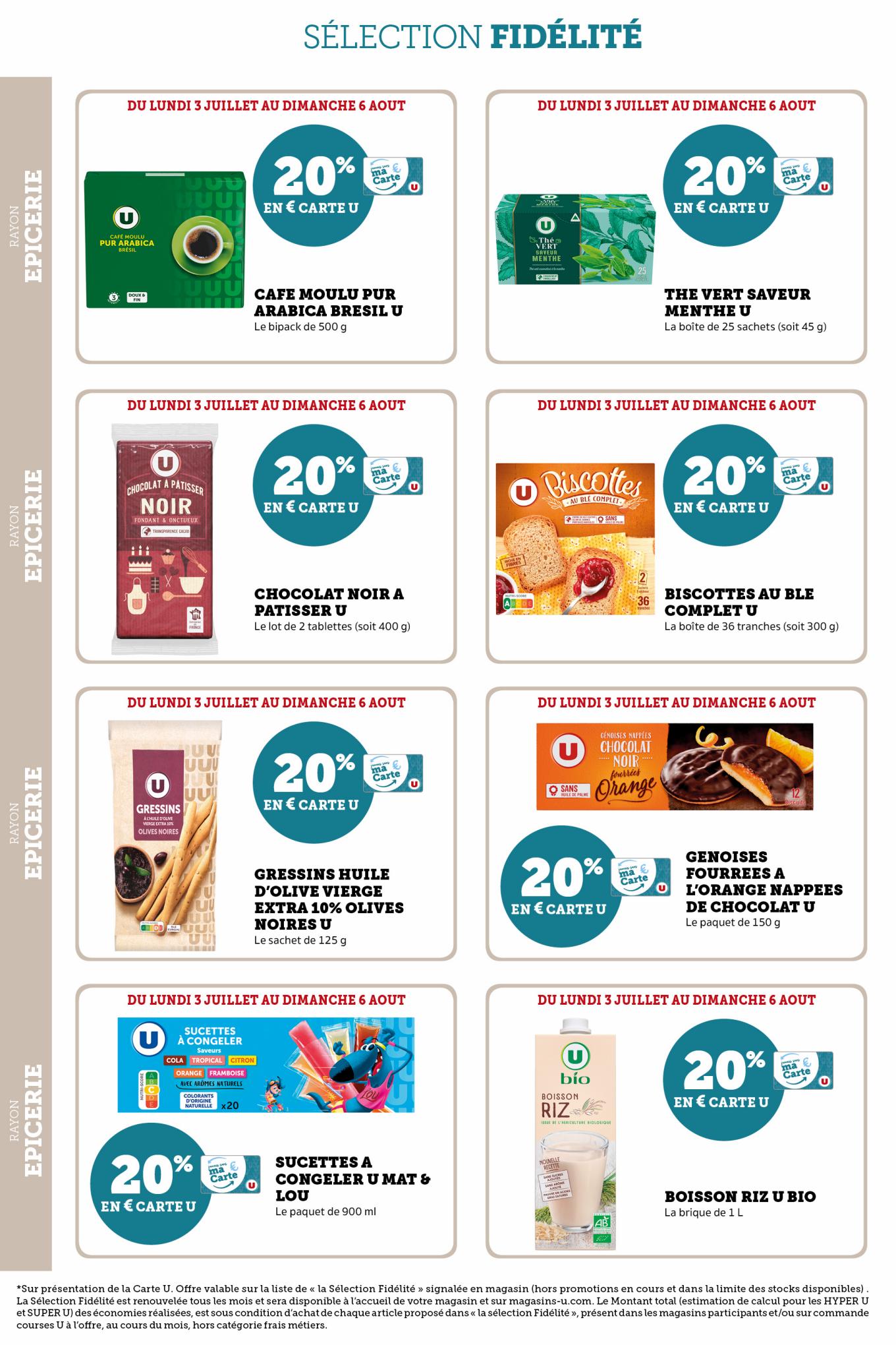 Catalogue Super U 6 Juillet – 6 Août 2023 Page 8