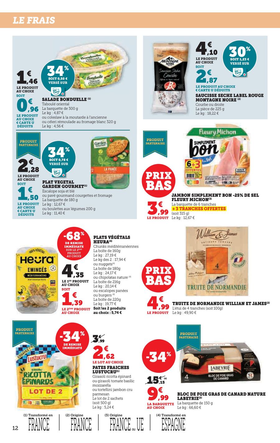 Catalogue Super U 7 – 19 Novembre 2023 Page 12