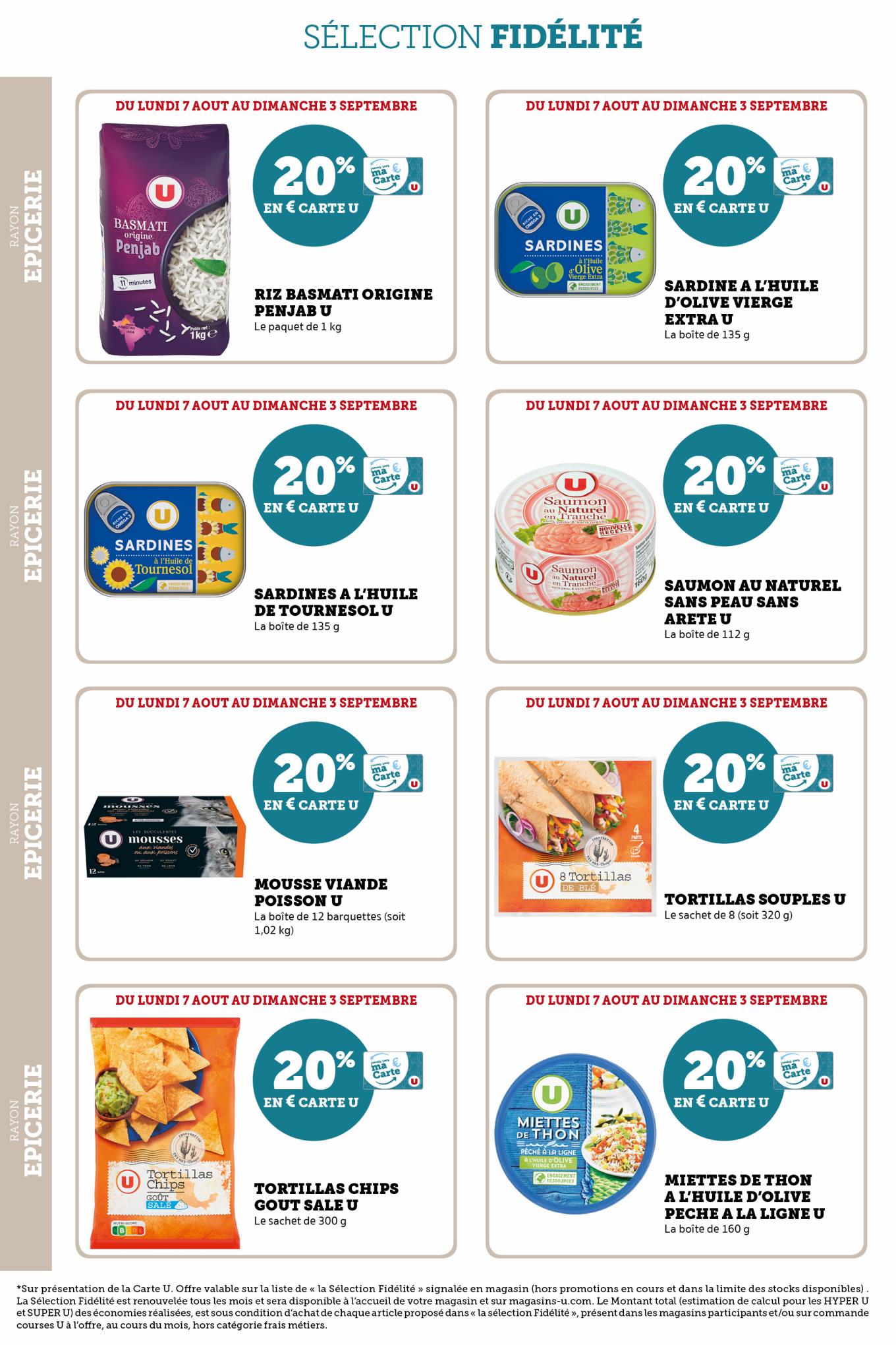 Catalogue Super U 8 Août – 3 Septembre 2023 Page 12