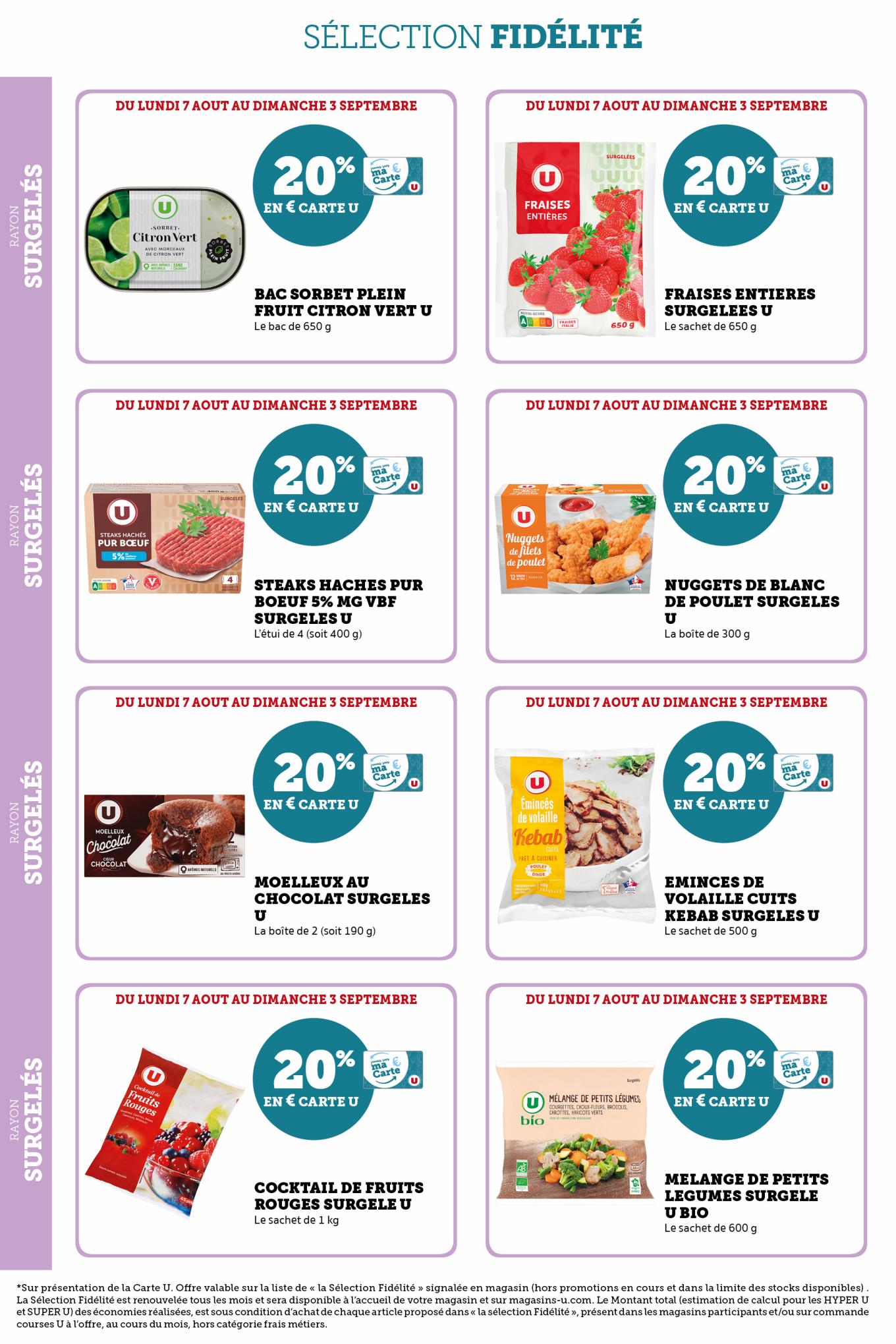 Catalogue Super U 8 Août – 3 Septembre 2023 Page 18