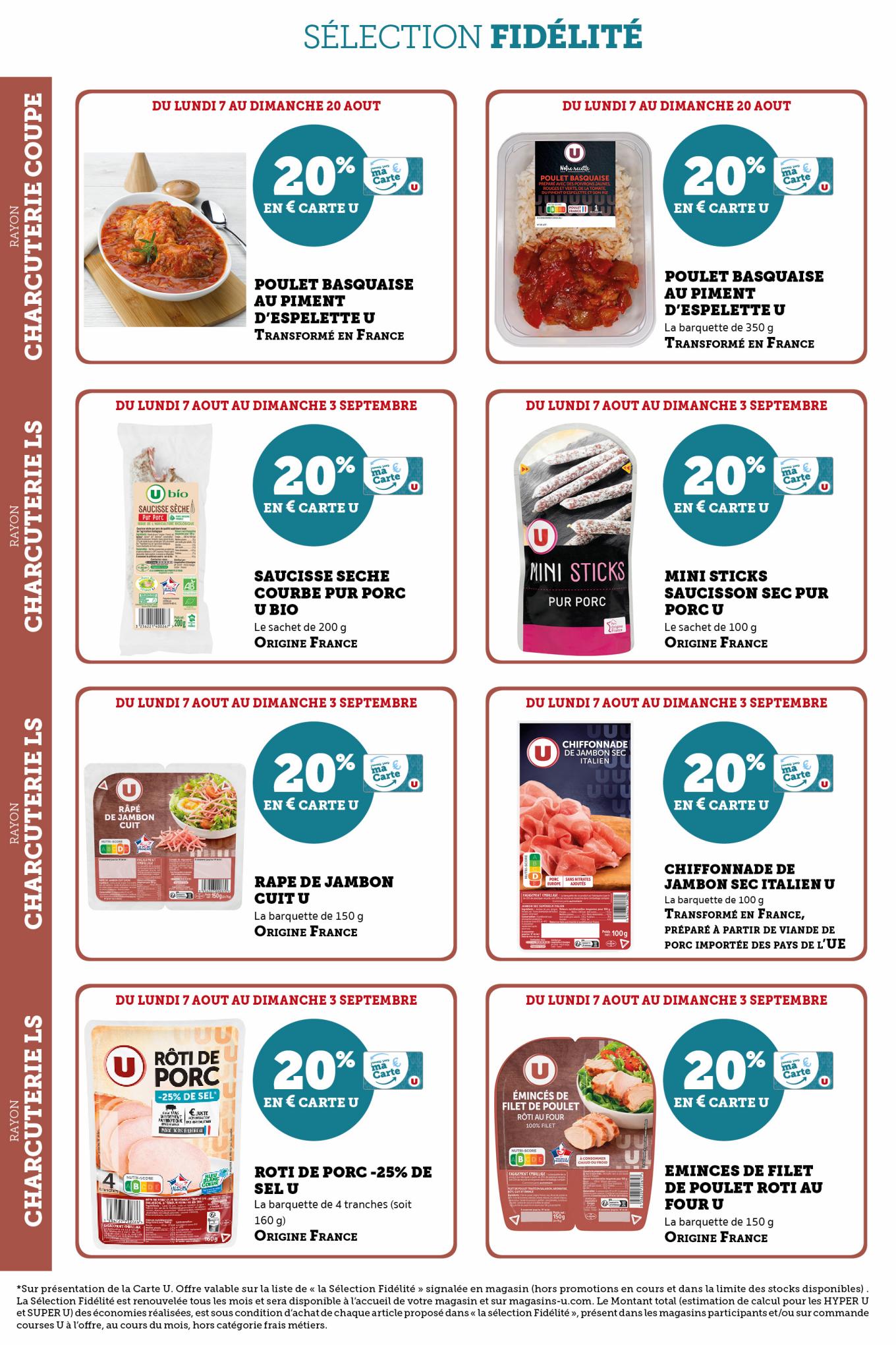 Catalogue Super U 8 Août – 3 Septembre 2023 Page 2