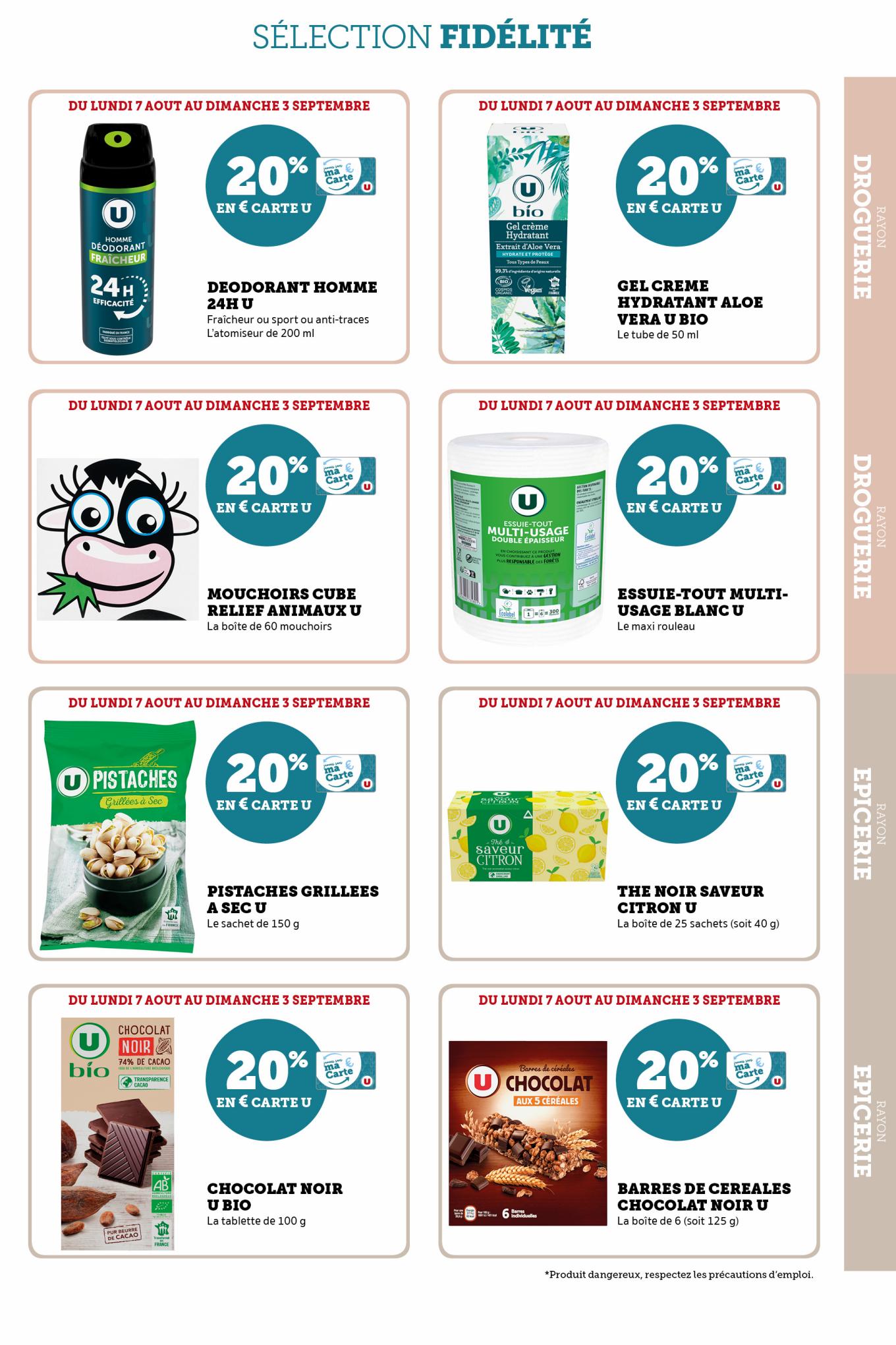 Catalogue Super U 8 Août – 3 Septembre 2023 Page 7