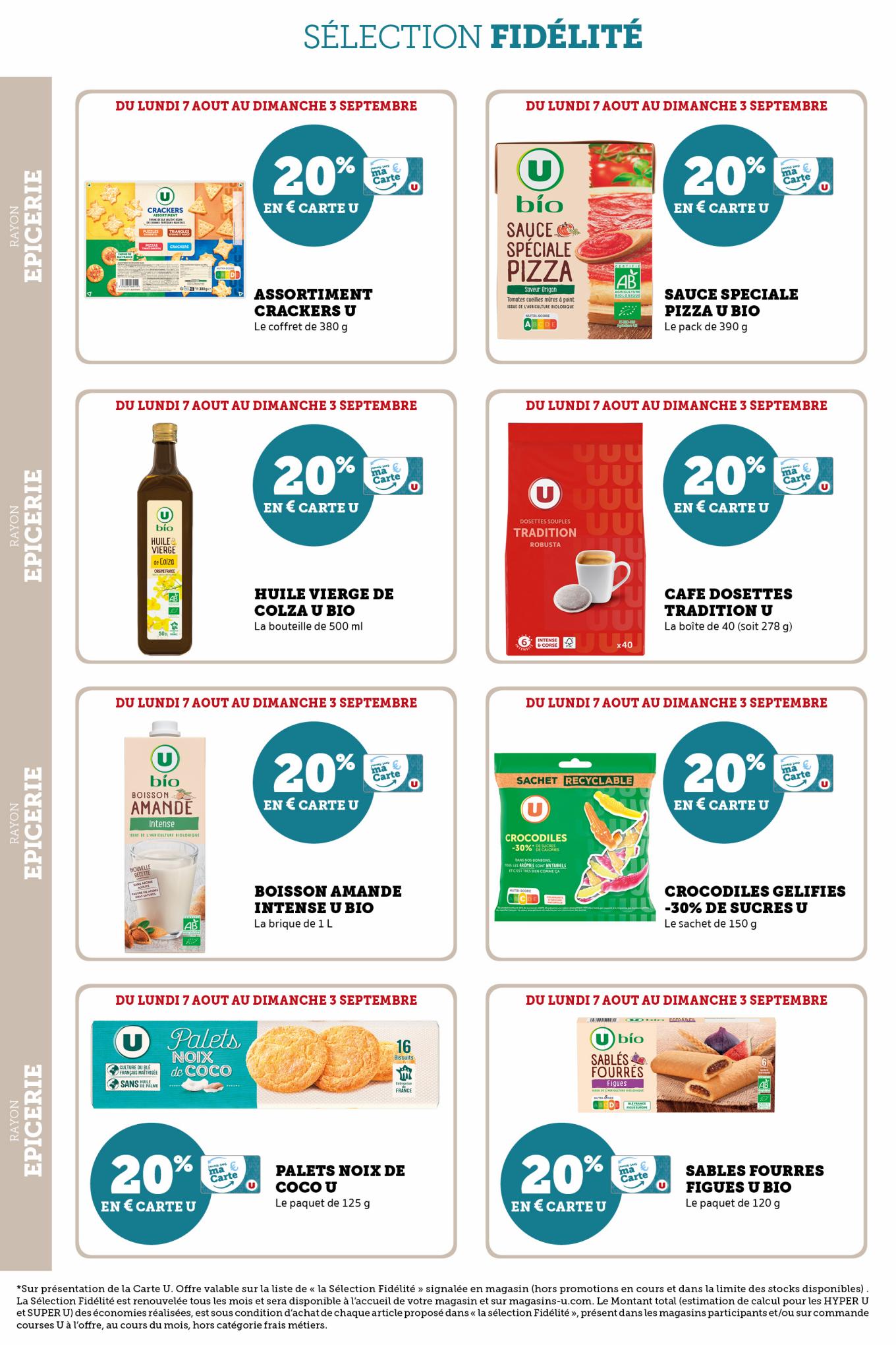 Catalogue Super U 8 Août – 3 Septembre 2023 Page 8